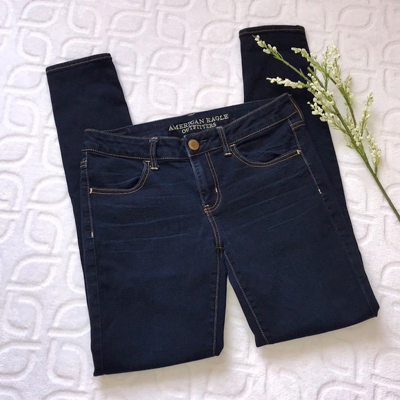 American Eagle Outfitters Denim - AMERICAN EAGLE Dark Super Stretch Jegging Jeans 8